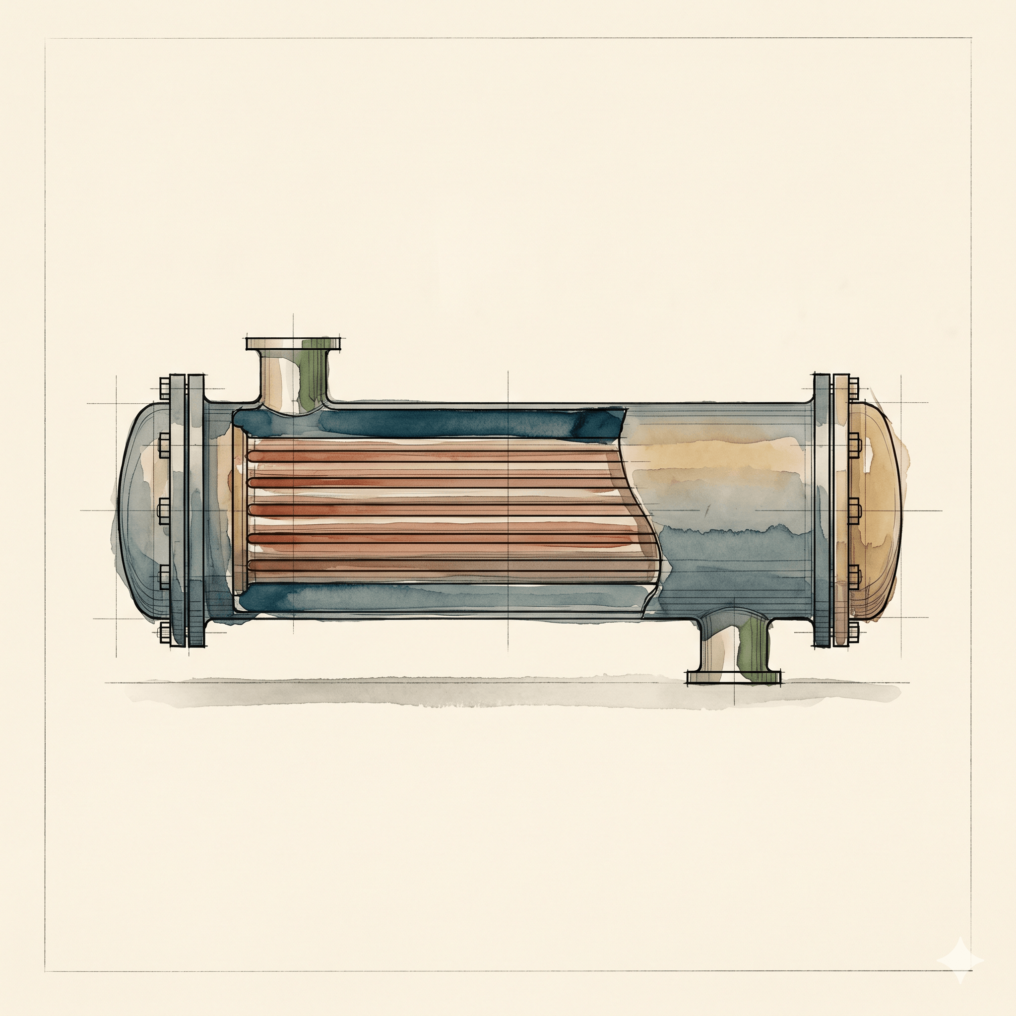 Shell-and-tube heat exchanger